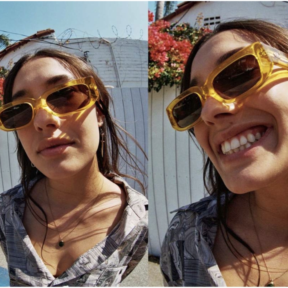 Crap Eyewear The Paradise Machine Crystal Sunflower Sunglasses